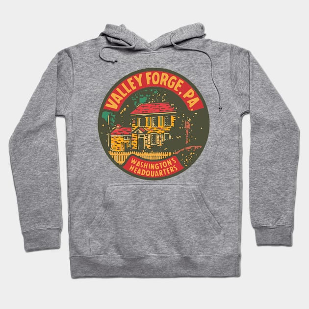 Vintage Valley Forge Decal Hoodie by ZSONN